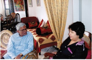 Innaiah discussing with Taslima