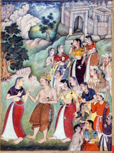 Kunti_Gandhari_Dhrtarashtra